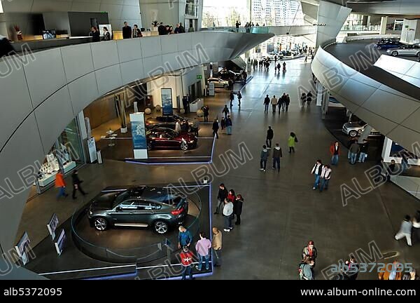 BMW-Welt, BMW World, distribution centre and event forum, Munich, Bavaria, Germany, Europe.