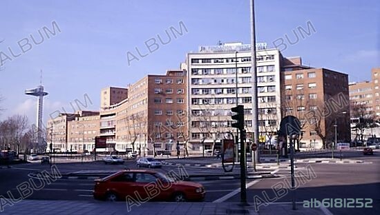 HOSPITAL DE NUESTRA SEÑORA DE LA CONCEPCION O FUNDACION JIMENEZ DIAZ SIATUADO EN LA PLAZA DE CRISTO REY.