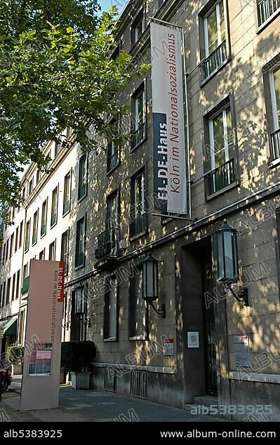 EL-DE Haus, National Socialist Documentation Center, is the former headquarters of the Gestapo and now a museum documenting the Third Reich, Cologne, North Rhine-Westphalia, Germany, Europe.