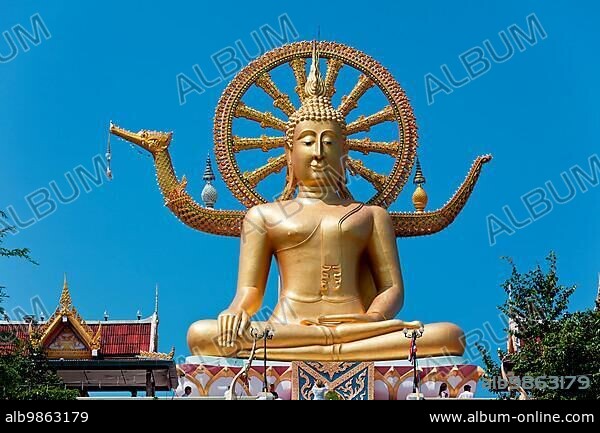 Große Buddha-Statue, Ko Samui, Thailand, Asia.