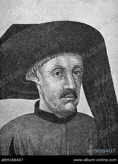 Henry the Navigator, Infante Dom Henrique de Avis, 1394, 1460, called O Navegador was the initiator, patron and commissioner of the Portuguese voyages of discovery in the first half of the 15th century, Historical, digitally restored reproduction of a 19th century original.