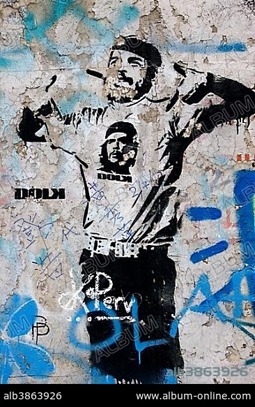 Graffiti of Che Guevara.