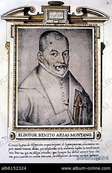 FRANCISCO PACHECO. BENITO ARIAS MONTANO (1527-1598) - LIBRO DE RETRATOS DE ILUSTRES Y MEMORABLES VARONES - 1599.