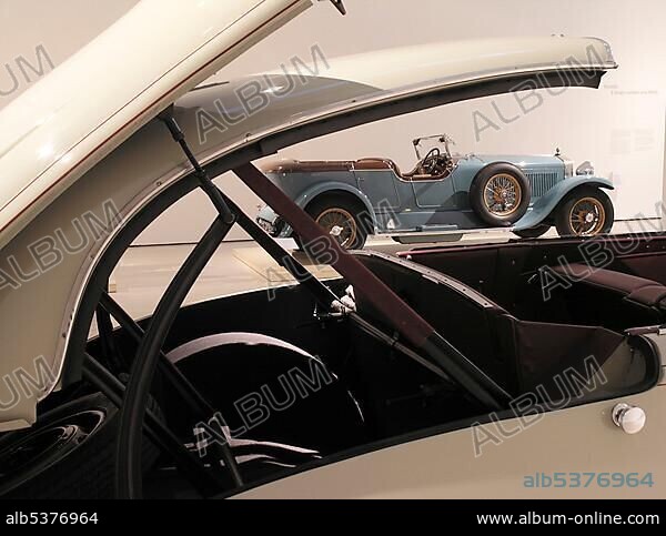 Peugeot 402 Eclipse, Mitomacchina exhibition, Museum of Modern Art, MART, Rovereto, Italy, Europe.