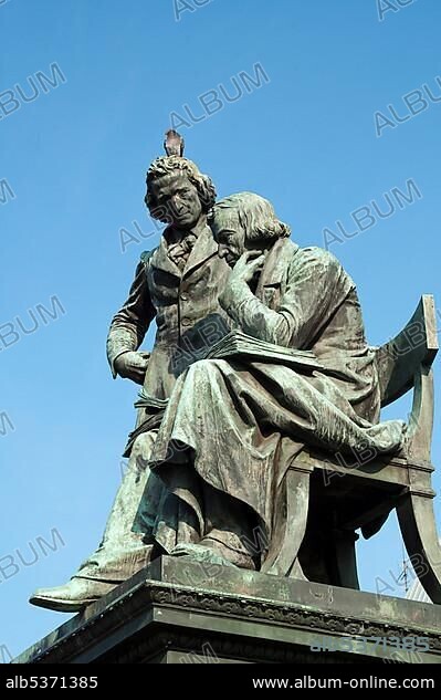 Memorial of Grimm Brothers, Hanau, Hesse, Germany, Europe.
