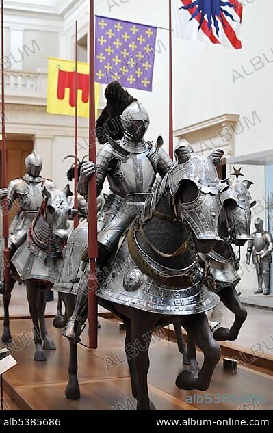 Weapons and armor, knights, The Metropolitan Museum of Art, Upper East Side, New York City, New York, USA, North America