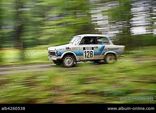 Vintage Car Eifel Rally 2012, Trabant Trabbi 800 RS, built in 1989, Daun, Vulkan Eifel, Eifel, Rhineland-Palatinate, Germany, Europe.