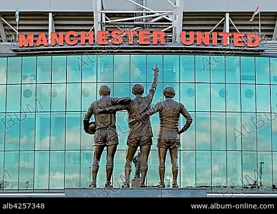 Old Trafford stadium, home to Manchester United football club, England, United Kingdom, Europe.