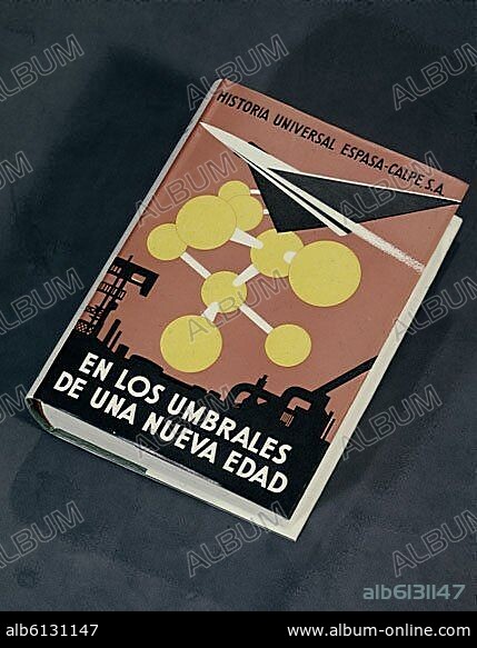 PORTADA DE LIBRO DE HISTORIA UNIVERSAL DE LA EDITORIAL ESPASA CALPE.
