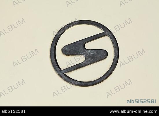 Trabant logo on a Trabant, classic car, Germany, Europe.