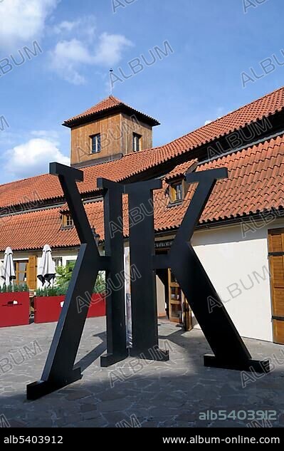 Franz Kafka Museum, Prague, Czech Republic, Europe.