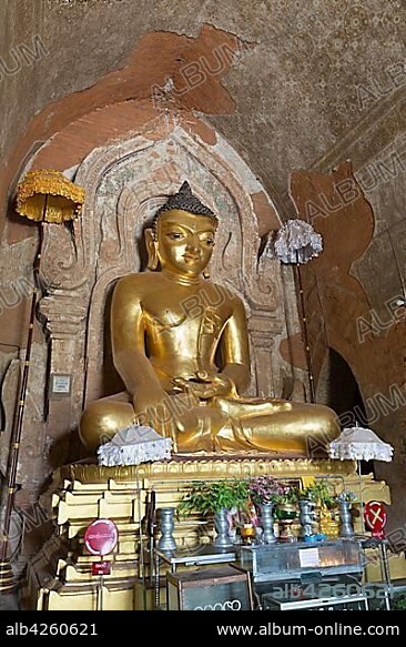 Htilominlo Pahto pagoda, Bagan, Myanmar, Asia.