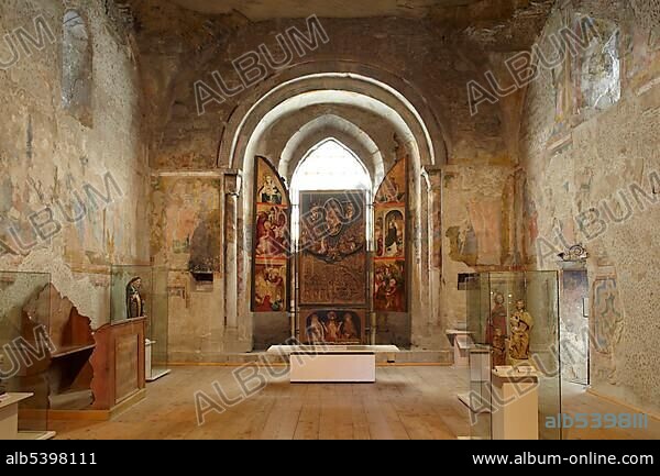 Friesach, Rupertikapelle chapel, Museum on the Petersberg, Carinthia, Austria, Europe.