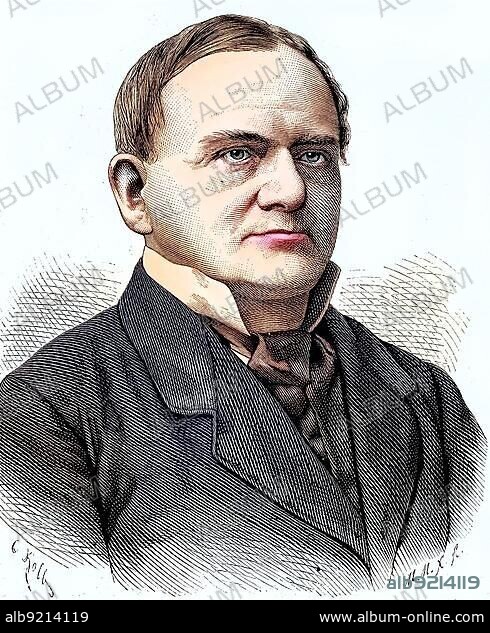 Karl Wilhelm Meixner, also Carl Meixner (16 November 1815) (5 September 1888 in Vienna) was a German actor, Historical, digitally restored reproduction from a 19th century original.