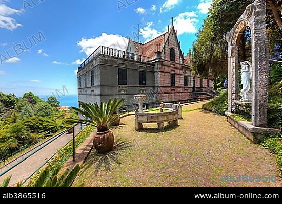 Jardim Tropical Monte Palace, Jardim Botânico da Madeira or Botanical Garden, on the grounds of the farm of the Reid hotelier family, Jose Bernardo foundation, Terreiro da Luta, Funchal, Madeira, Portugal, Europe.