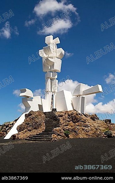CÉSAR MANRIQUE. Monumento al Campesino or Monumento a la Fecundidad, by César Manrique, San Bartolome, Lanzarote, Canary Islands, Spain, Europe.