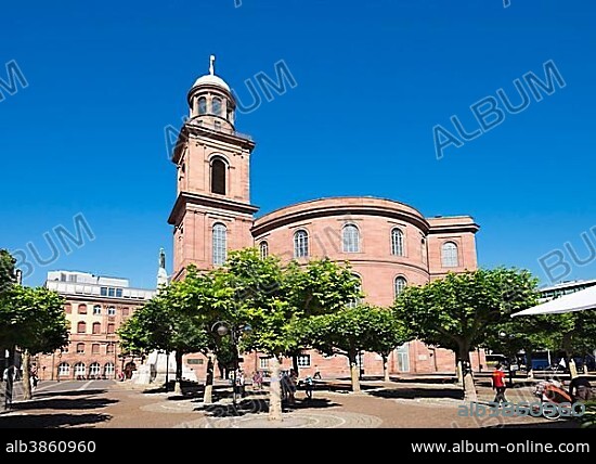 Paulskirche or St. Paul's Church, Paulsplatz square, Frankfurt am Main, Hesse, Germany, Europe.