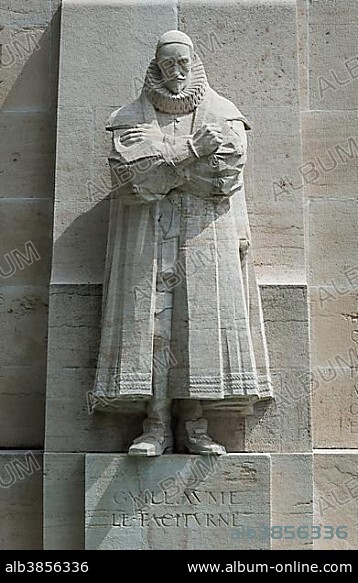Wilhelm von Nassau, Prince of Orange, Guillaume le Taciturne, 1544-1584, Sculpture at the International Monument of the Reformation, 1909-1917, sculptor Paul Landowski, Geneva, Switzerland, Europe.