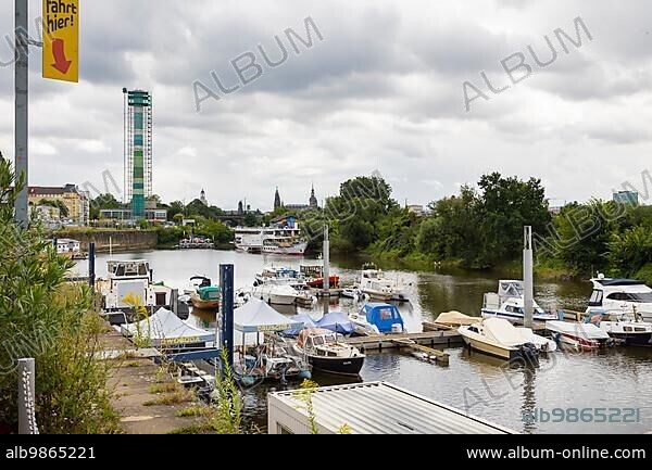 Neustädter Hafen is an inland port in Dresden, the capital of Saxony, on the eponymous Neustädter side of the Elbe in the Leipziger Vorstadt. It was the first port in Saxony with a connection to the railway network and has been a listed building since 1993.