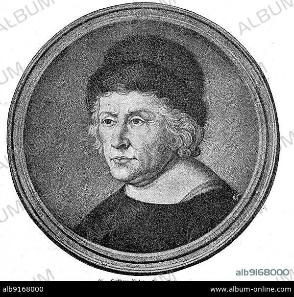 Hans Luder, also Hans Luther, 1459, 1530, German entrepreneur, metallurgist, miner, mine owner and later councillor as well as father of the reformer Martin Luther, Historical, digitally restored reproduction of a 19th century original.