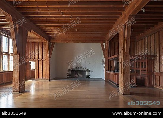 NSDAP Ordensburg Sonthofen, Nazi architecture Heimatschutzstil, Indoors, 1935-45 Adolf Hitler educational centre for future leaders of the National Socialist Party, since 1956 Generaloberst-Beck-Kaserne, Sonthofen, Allgäu, Bavaria, Germany, Europe.
