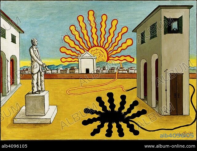 Piazza d'Italia (Souvenir of Italy), work by, Giorgio de