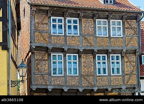 House of Nikolaus Dietrich Giseke, UNESCO World Heritage Site, Quedlinburg, Harz, Saxony-Anhalt, Germany, Europe.