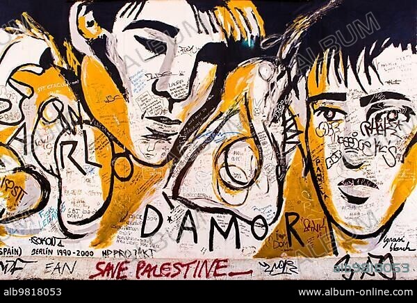 Parlo d Amor by Ignasi Blanch i Gisbert; Spain; East Side Gallery; Berlin Wall; Europe.