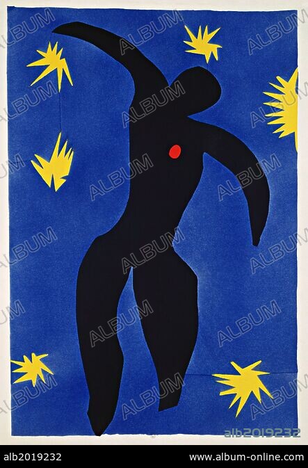 MATISSE JAZZ ポスター ナイフを投げる人 アンリ・マティス 版画集『ジャズ』「ナイフ投げ」アート