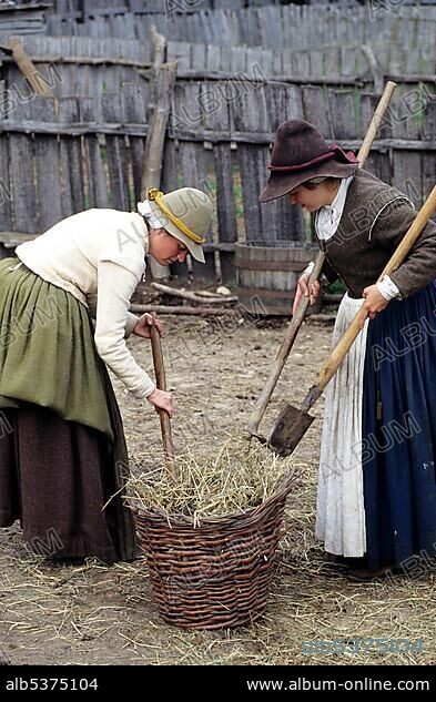 Historical open air museum "Plimoth Plantation", Plymouth, Massachusetts, USA, United States of America, North America.