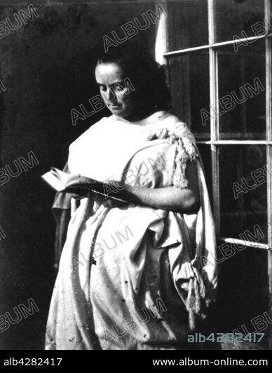Adèle Foucher, Victor Hugo's wife, photographed by Auguste Vacquerie. . Private collectionParis, Bibliothèque Nationale.