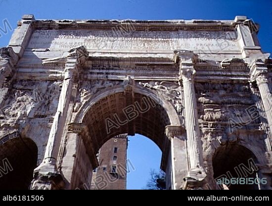 ARCO DE SEPTIMIO SEVERO REALIZADO EN EL 203 DC.
