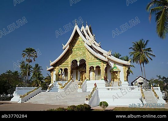 Royal Palace, National Museum, temple, Luang Prabang, Laos, Indochina, Asia.