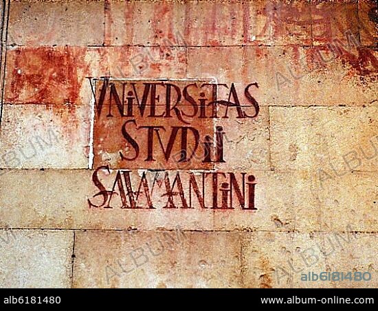 ANDREU BALIUS Y JUAN CARLES PEREZ CASASIN. TIPOGRAFIA REALIZADA EN 1996 POR EL ESTUDIO DE DISEÑO TYPERWARE PARA LA UNIVERSIDAD DE SALAMANCA.