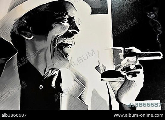 Francisco Repilado, known as Compay Segundo, musician, 1907-2003, painting, souvenirs, Trinidad, Cuba, Greater Antilles, Caribbean, Central America, America, Central America.