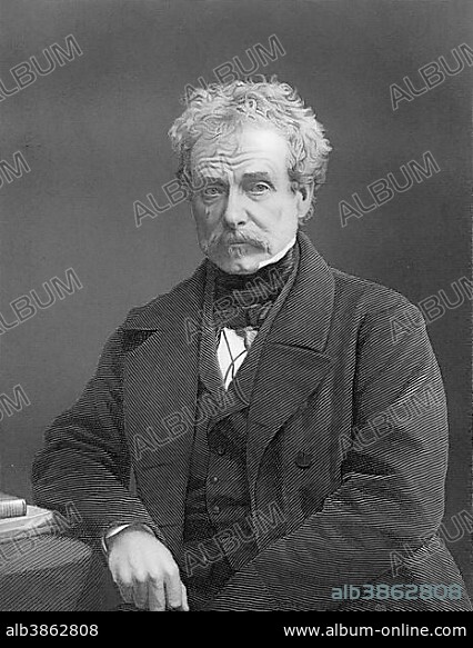 Steel engraving, ca. 1860, Field Marshal Colin Campbell, 1st Baron Clyde, 1792, 1863, British Army officer.
