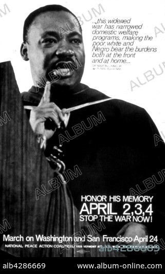 Poster, Martin Luther King delivering a speech during the March for Civil Rights. 1963. United States. Washington. Library of Congress.