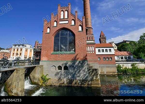 Altes Elektrizitätswerk, Am Spreeufer, Cottbus, Brandenburg, Germany, Europe.
