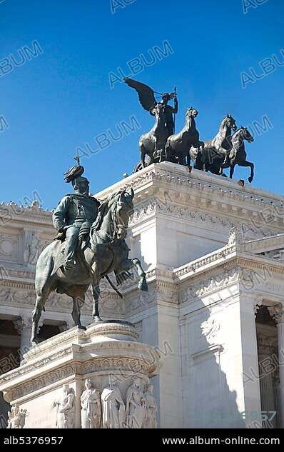 Vittoriano, Monument to Victor Emmanuel, Rome, Italy, Europe.