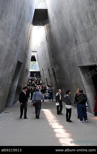 Holocaust Museum at the holocaust memorial Yad Vashem, Jerusalem, Israel, Middle East, Orient, Asia.
