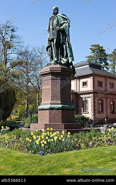 Kaiser-Wilhelms Baths, Kurpark, spa park, Bad Homburg vor der Hoehe, Hesse, Germany, Europe.