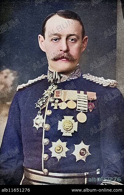 General Sir Archibald Hunter, 1856 to 1936, General of the British Army. From the book South Africa and the Transvaal War by Louis Creswicke, published 1900, Historical, digitally restored reproduction from a 19th century original, Record date not stated.