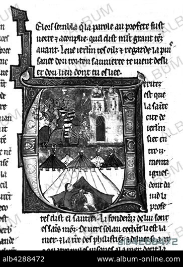 William of Tyre, "History of Deeds done beyond the Sea", Accra, ca. 1275-91, f° 62 v° : Siege of Jerusalem. 13th. CrusadesParis, Bibliothèque Nationale.