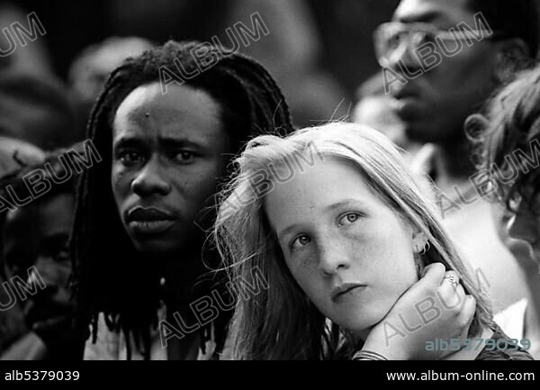 Reggae Sunsplash Festival on 12.07.1987 at the Loreley open-air stage, St. Goarshausen, Rhineland-Palatinate, Germany, Europe.