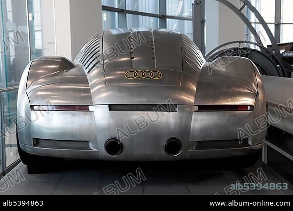 Audi design study, museum mobile, Audi World, Audi, Ingolstadt, Bavaria, Germany, Europe.