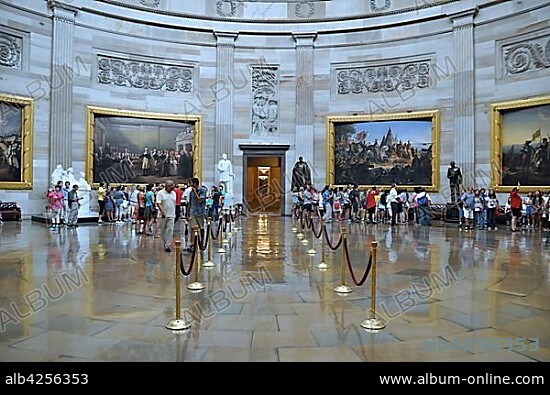 United States Capitol Rotunda, Washington DC, USA, North America.