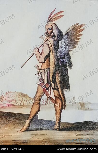 Traditional traditional costume, clothing, a Turkish Gränitz-Bassa around 1700, Ottoman Empire, Turkey, copperplate engraving by Caspar Luyken from 1703, digitally restored reproduction from an 18th century model, Asia.