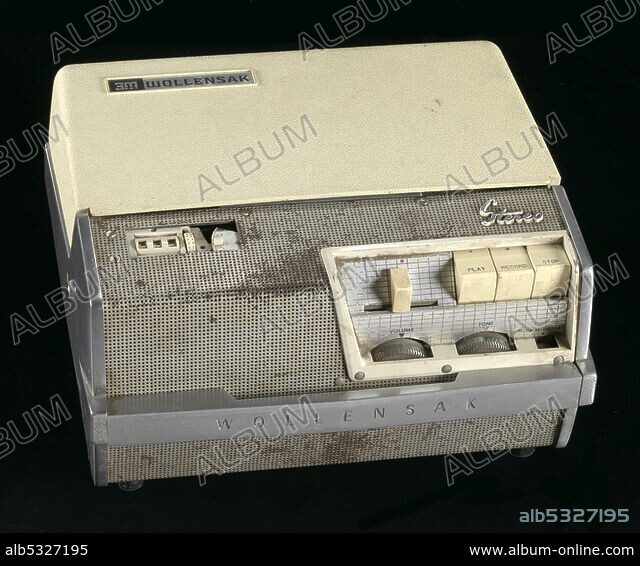 WOLLENSAK. Tape recorder used by Malcolm X at Mosque #7,1960. Creator:  Wollensak. - Album alb5327195