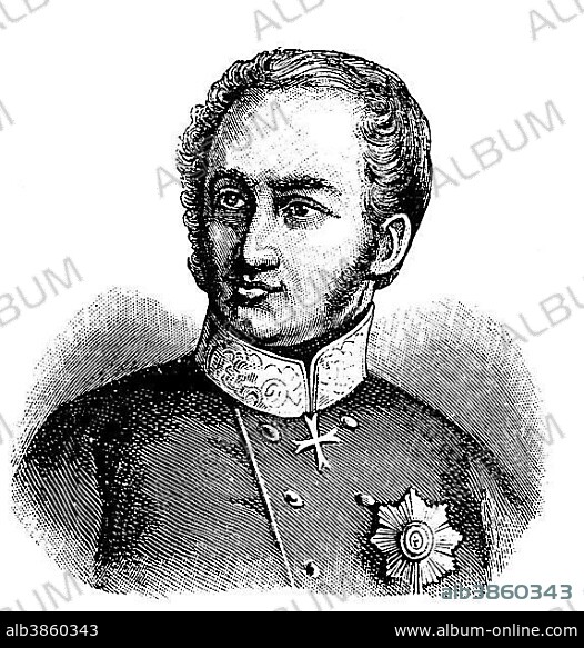 Friedrich von Bodelschwingh, later also Friedrich von Bodelschwingh the Elder, 1831-1910, pastor and theologian in Germany, historic woodcut, c. 1880.