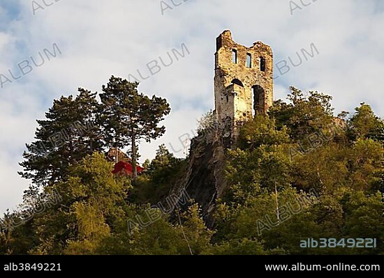 Ruins of Grevenburg Castle, Traben-Trarbach, Rhineland-Palatinate, Germany, Europe, PublicGround, Europe.